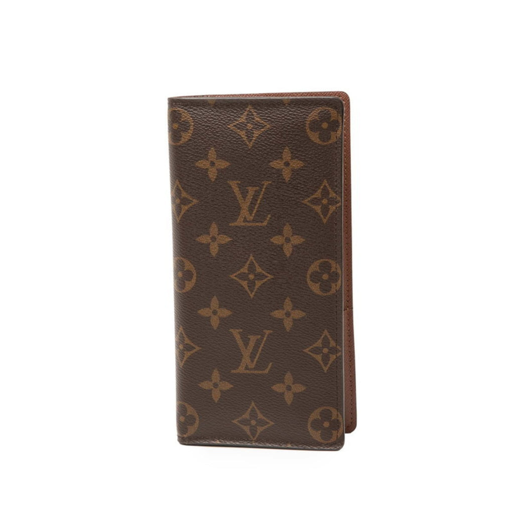 Louis Vuitton Brown Pvc Leather Long Wallet (Bi-Fold) (Pre-Owned)