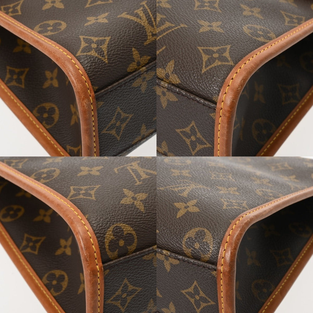 Louis Vuitton Brown Monogram Canvas Handbag (Pre-Owned)