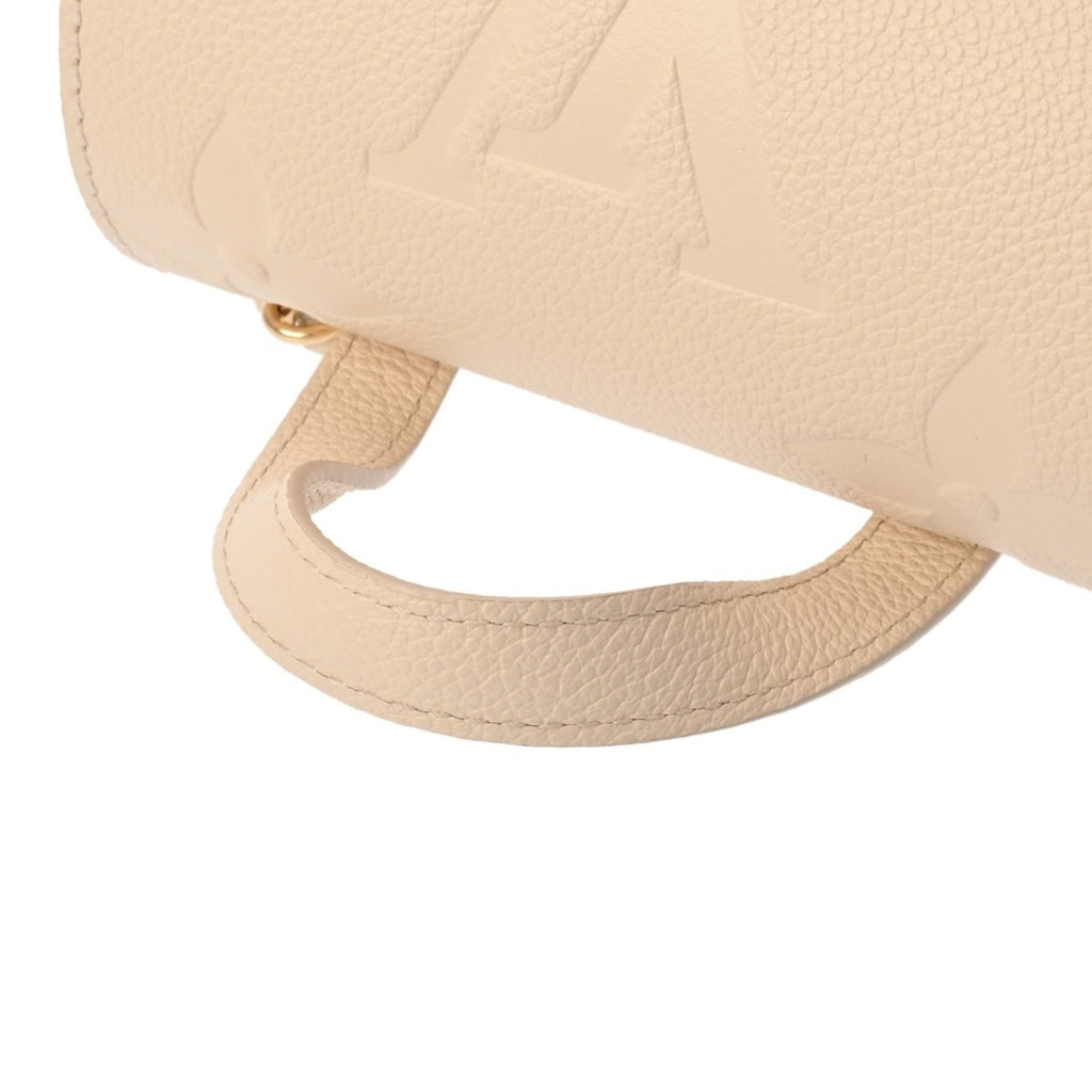 Louis Vuitton White Leather Backpack (Pre-Owned)