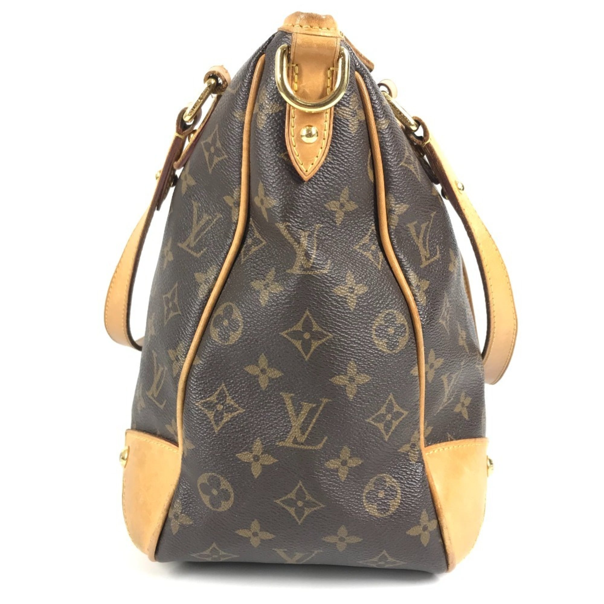 Louis Vuitton Brown Monogram Shoulder Bag Tote Bag (Pre-Owned)