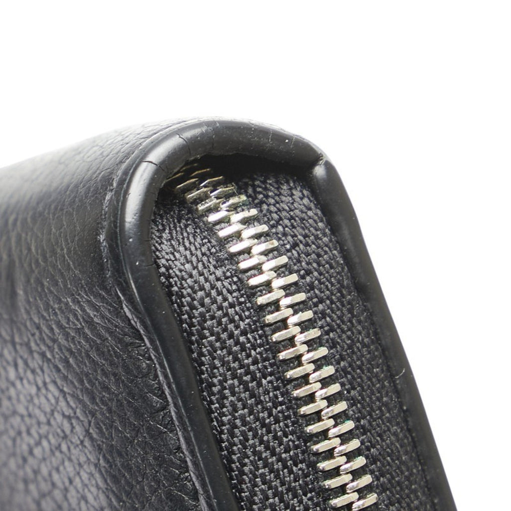 Louis Vuitton Black Noir Leather Coin Purse/Coin Case (Pre-Owned)