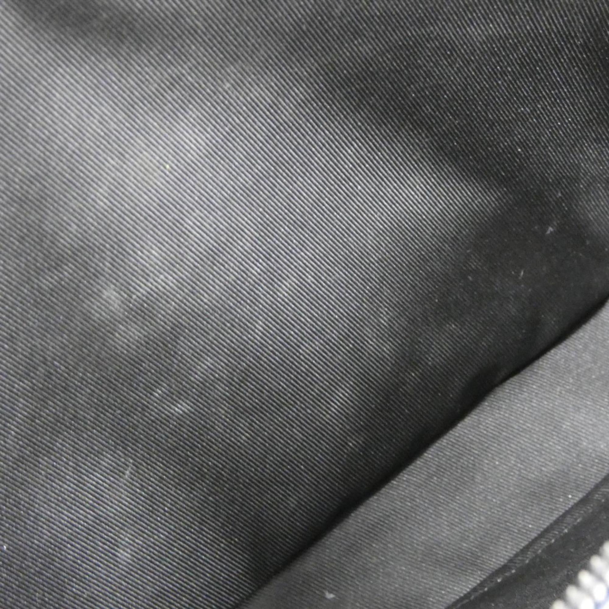 Louis Vuitton Black Blue Leather Shoulder Bag (Pre-Owned)