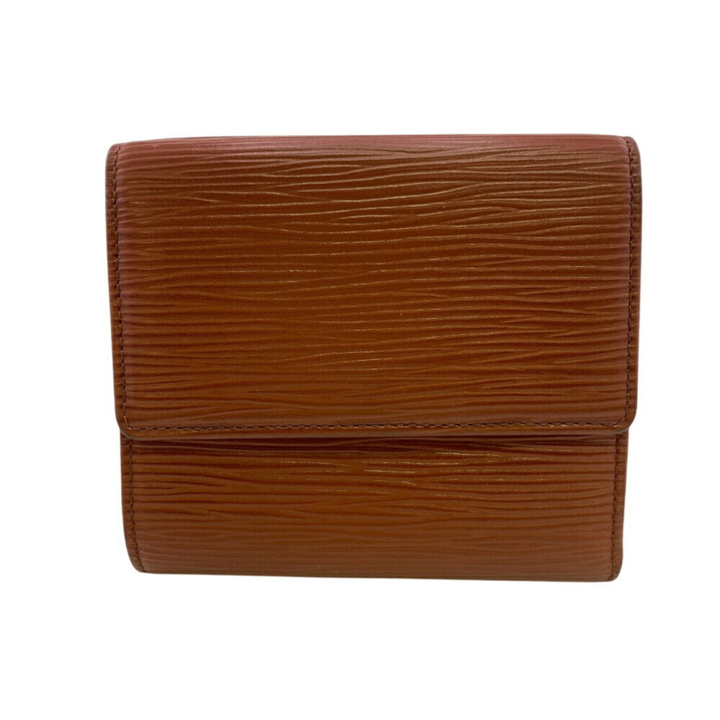 Louis Vuitton Brown Kenyan Brown Leather Wallet (Tri-Fold) (Pre-Owned)