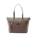 Louis Vuitton Brown Coated Canvas Leather Tote Bag (Pre-Owned)