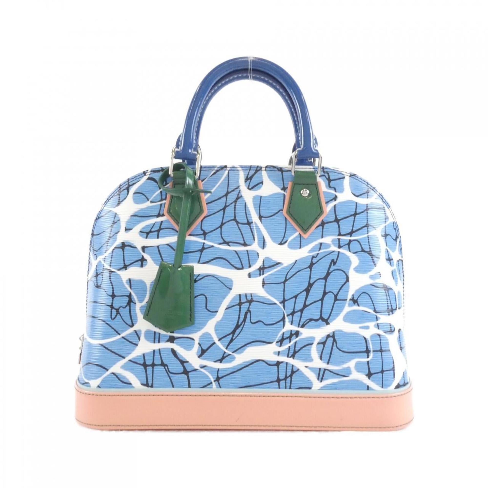 Louis Vuitton Blue Leather Handbag (Pre-Owned)