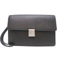 Louis Vuitton Taiga Ardoise Black Galle Taiga Leather Clutch Bag (Pre-Owned)