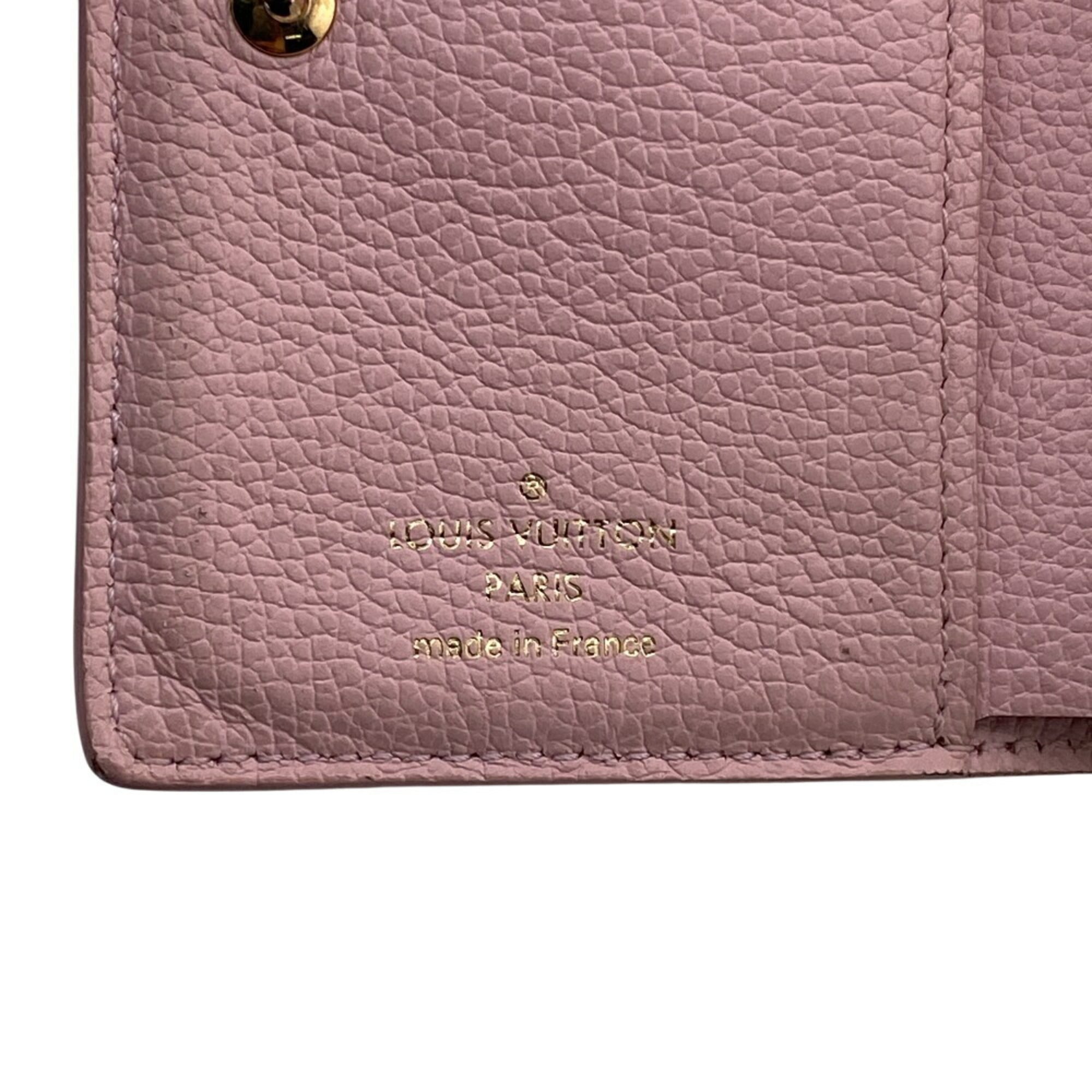 Louis Vuitton Pink Leather Wallet (Bi-Fold) (Pre-Owned)