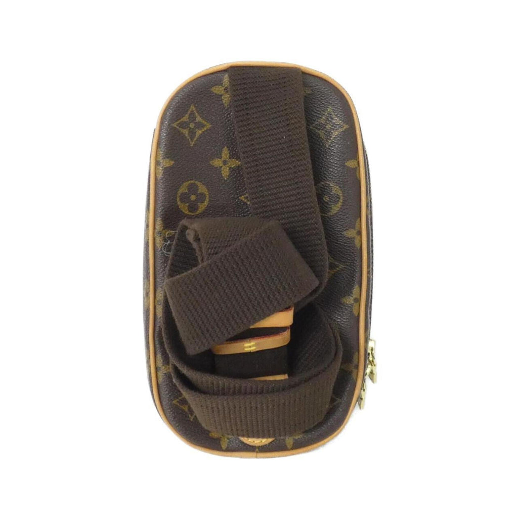 Louis Vuitton Monogram Marron Coated Canvas Pochette Shoulder Bag (Pre-Owned)