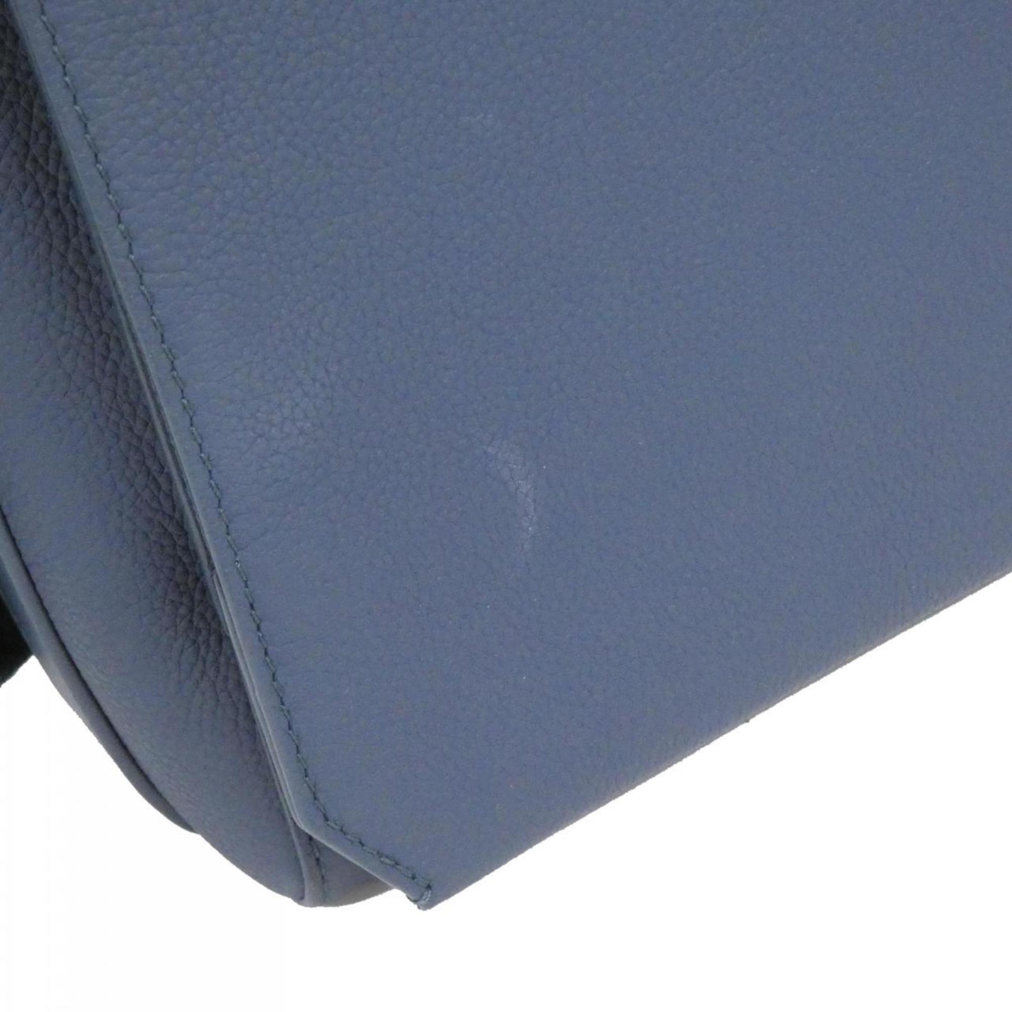 Louis Vuitton Blue Leather Shoulder Bag (Pre-Owned)