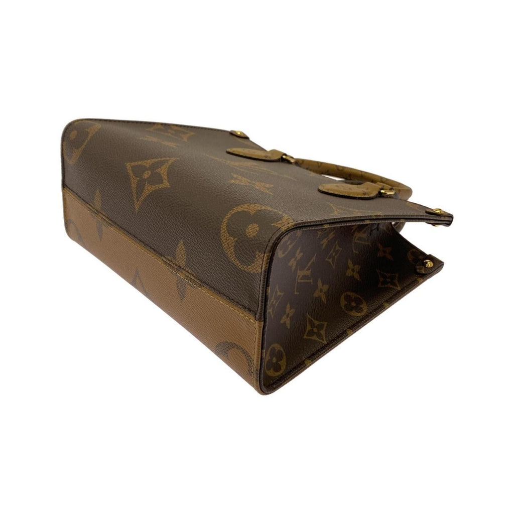 Louis Vuitton Marron Coated Canvas Handbag Pouch (Pre-Owned)