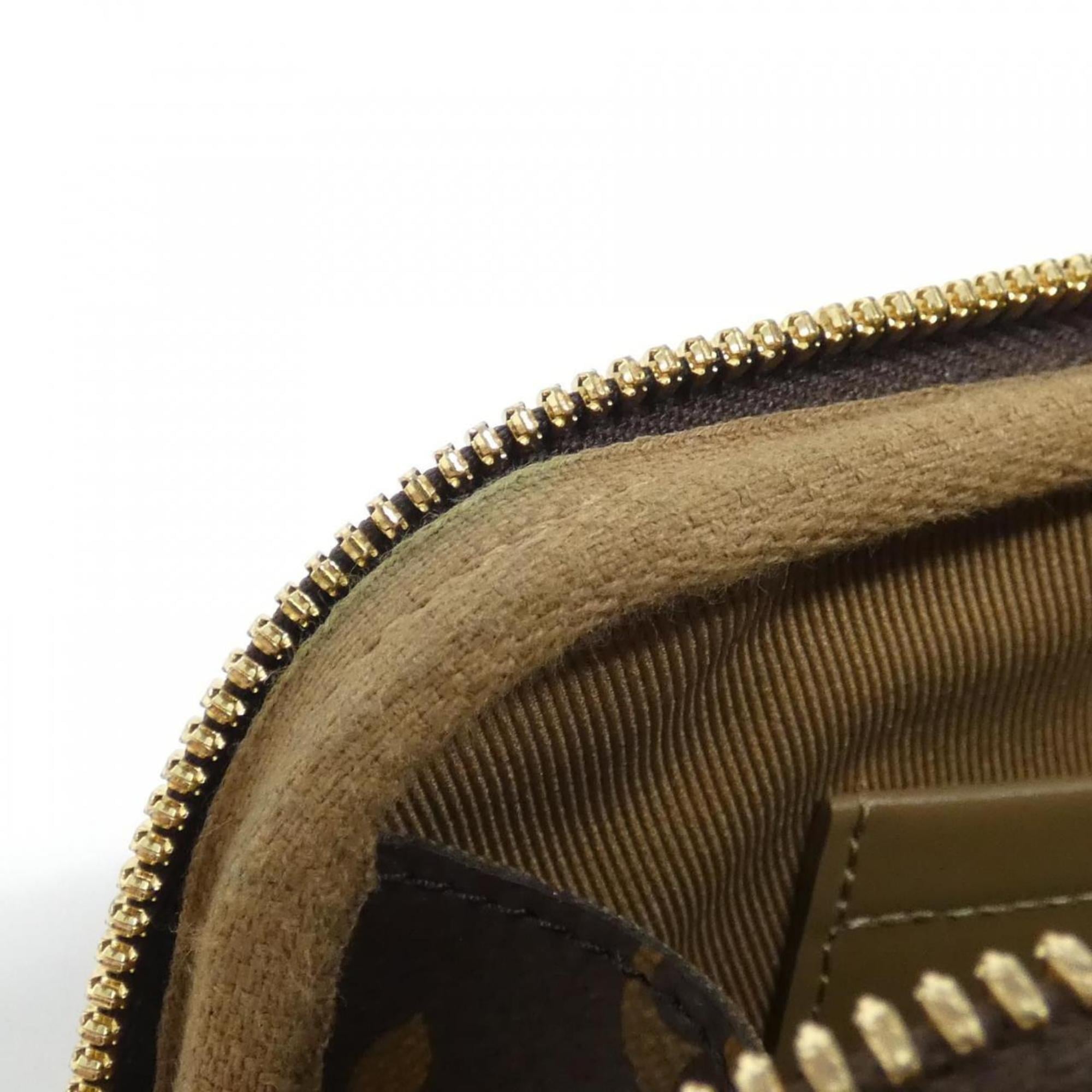 Louis Vuitton Marron Coated Canvas Shoulder Bag (Pre-Owned)