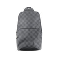 Louis Vuitton Dark Gray Gray Coated Canvas Shoulder Bag (Pre-Owned)