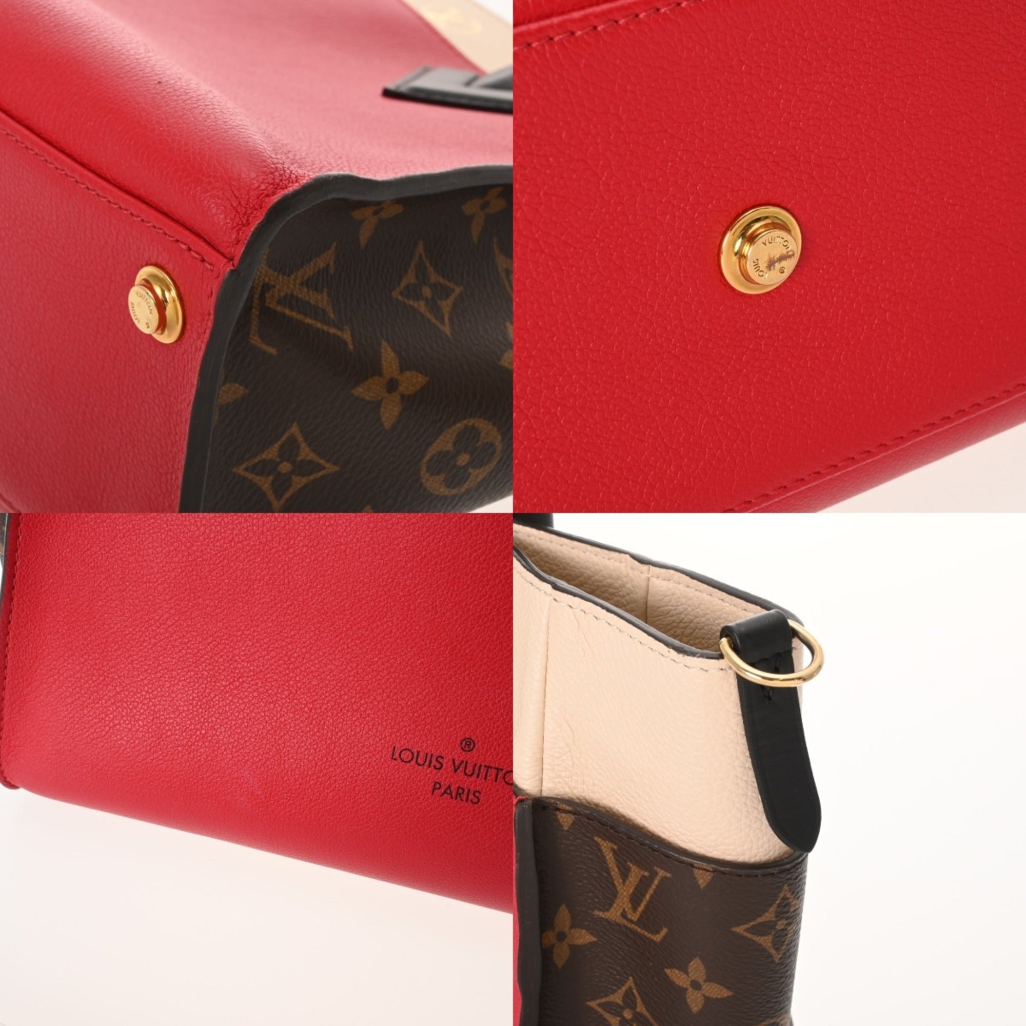 Louis Vuitton Monogram Rouge Monogram Leather Tote Bag (Pre-Owned)