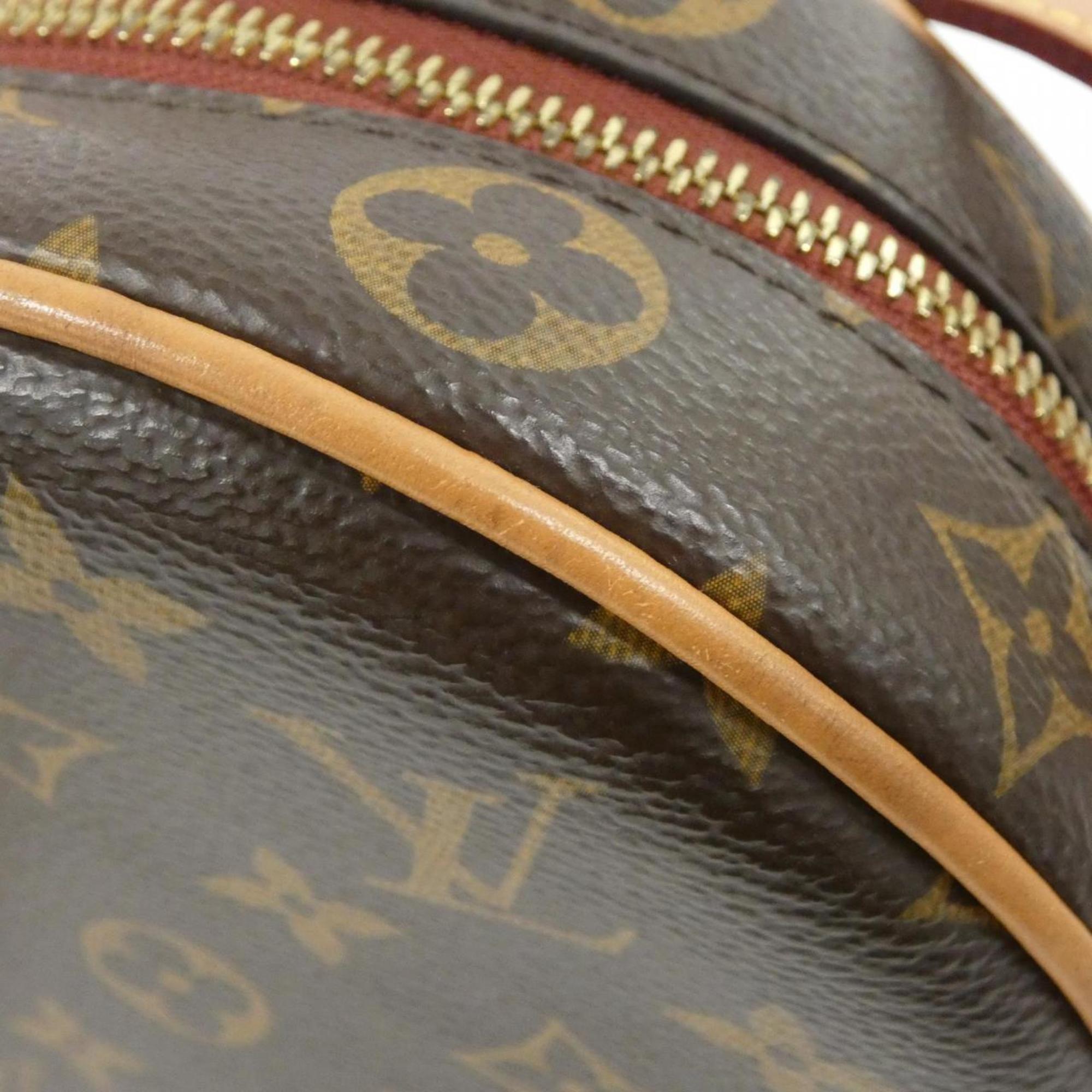 Louis Vuitton Brown Marron Coated Canvas Shoulder Bag (Pre-Owned)