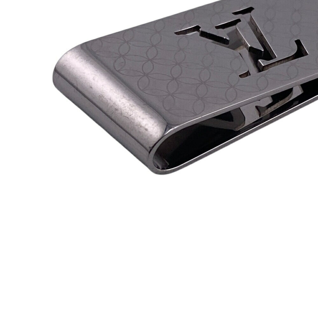 Louis Vuitton Silver Stainless Steel Money Clip (Pre-Owned)