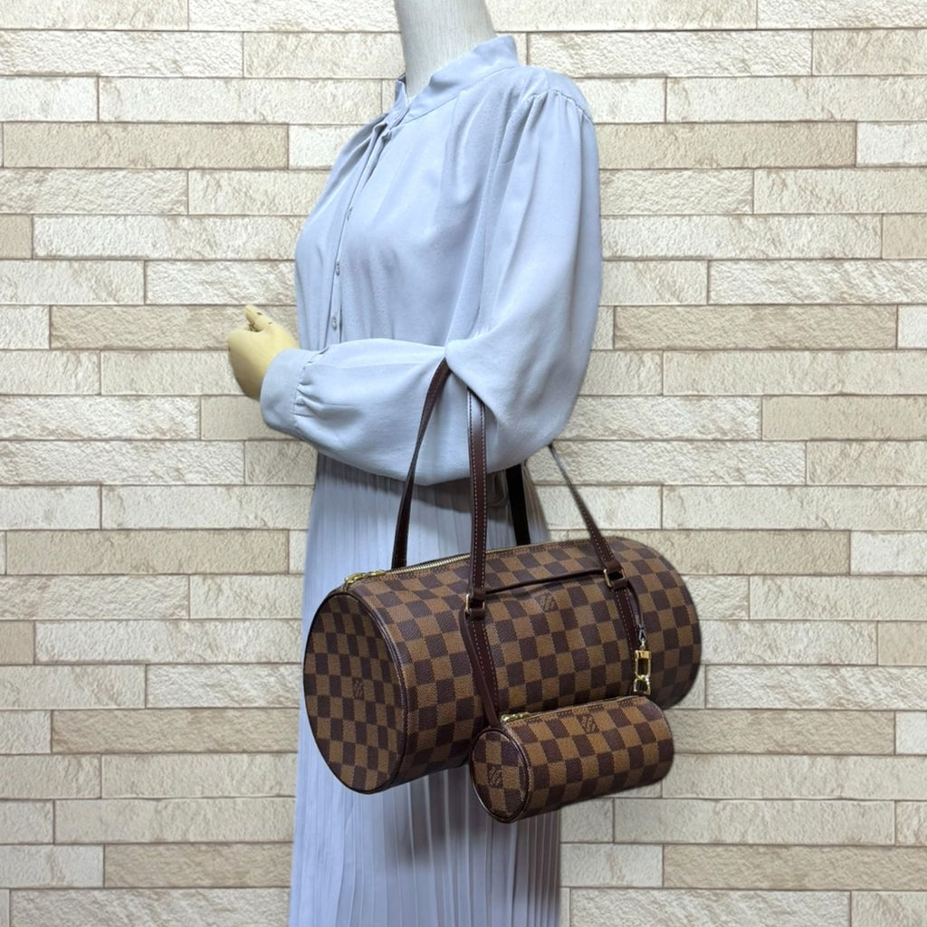 Louis Vuitton Brown Damier Canvas Damier Canvas Handbag (Pre-Owned)
