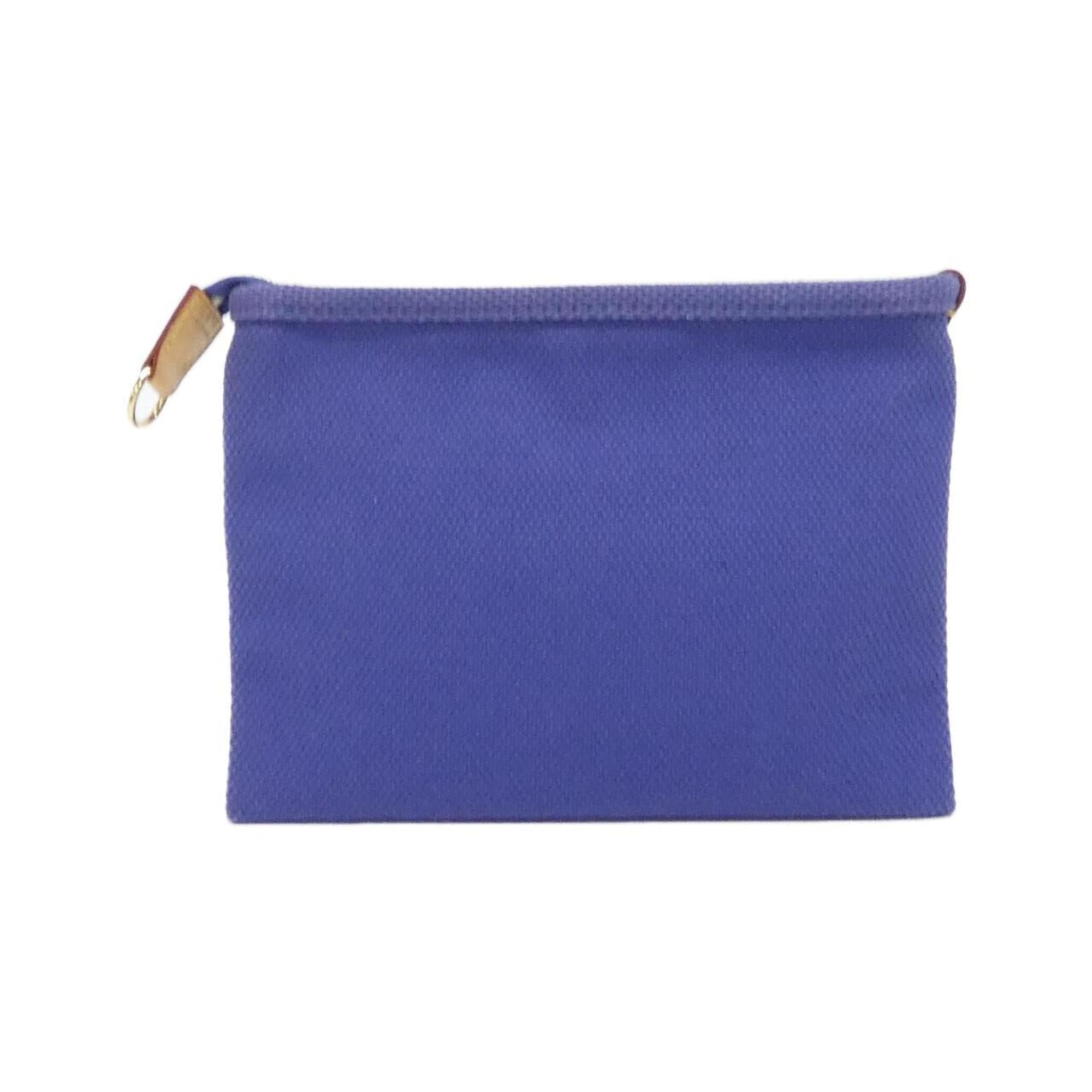 Louis Vuitton Blue Navy Canvas Handbag Pochette (Pre-Owned)