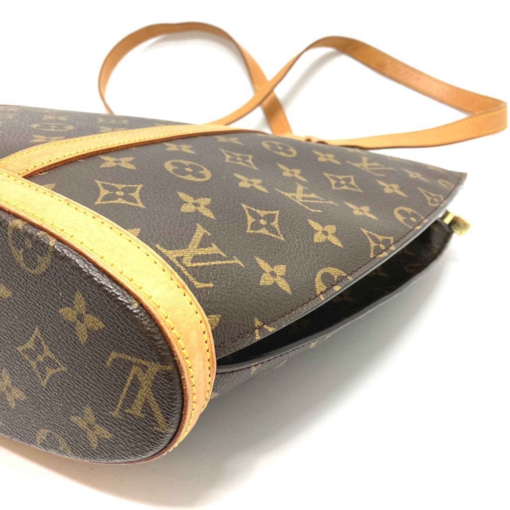 Louis Vuitton Brown Monogram Shoulder Bag Tote Bag (Pre-Owned)