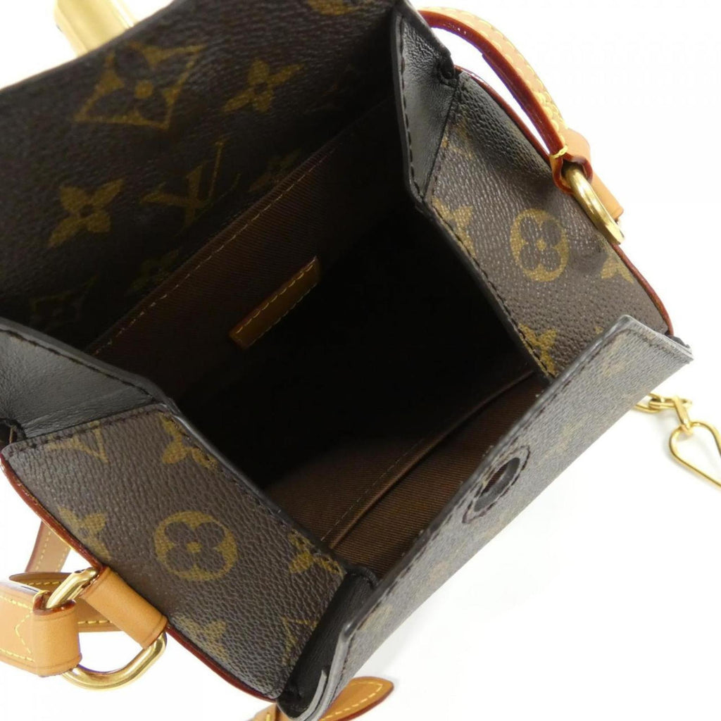 Louis Vuitton Marron Coated Canvas Shoulder Bag (Pre-Owned)