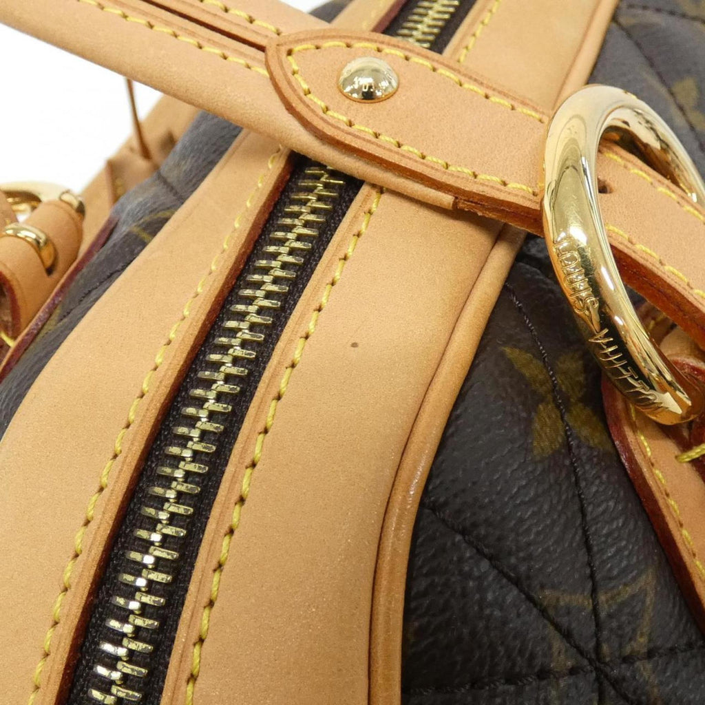 Louis Vuitton Marron Coated Canvas Handbag (Pre-Owned)