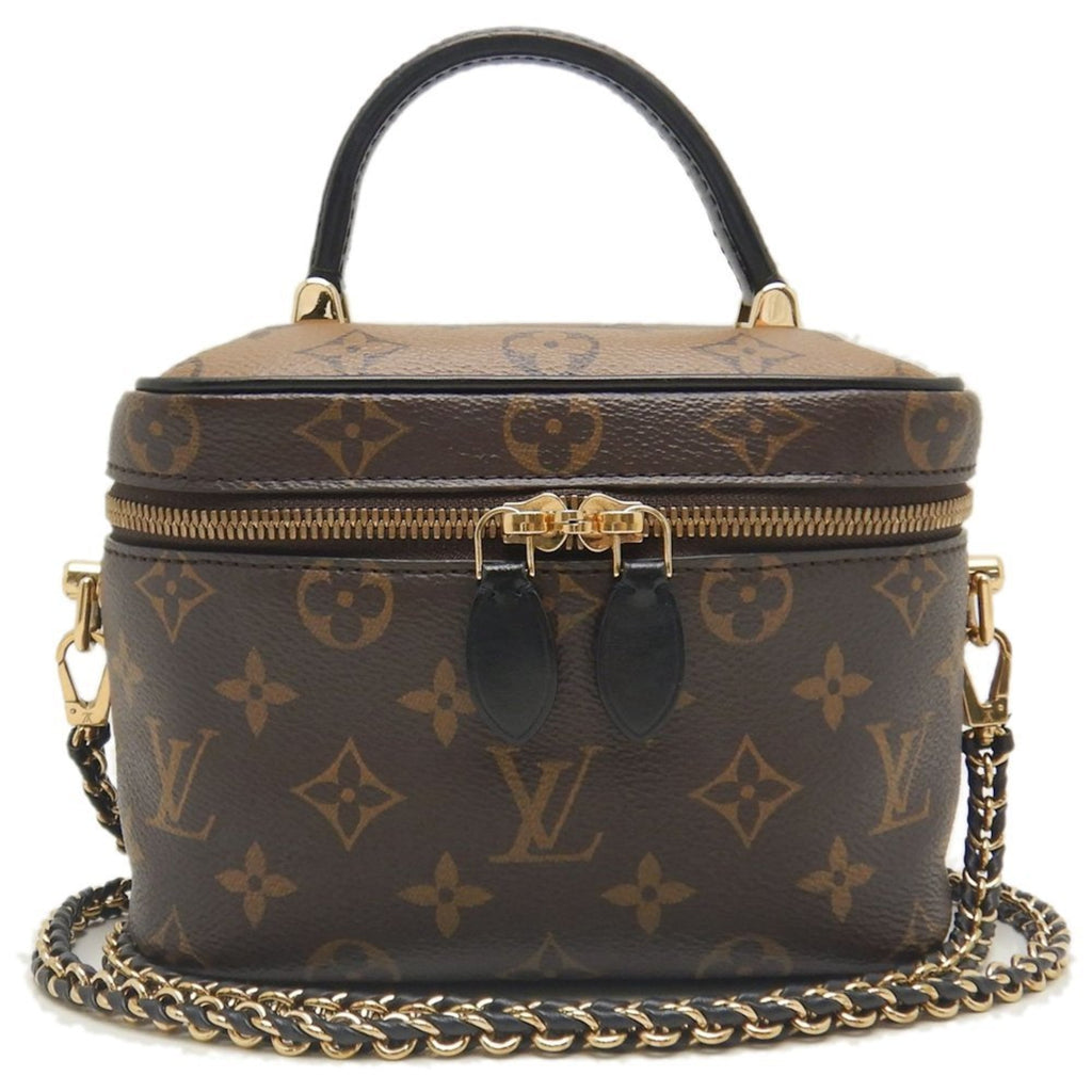 Louis Vuitton Brown Pvc Shoulder Bag Vanity Bag (Pre-Owned)