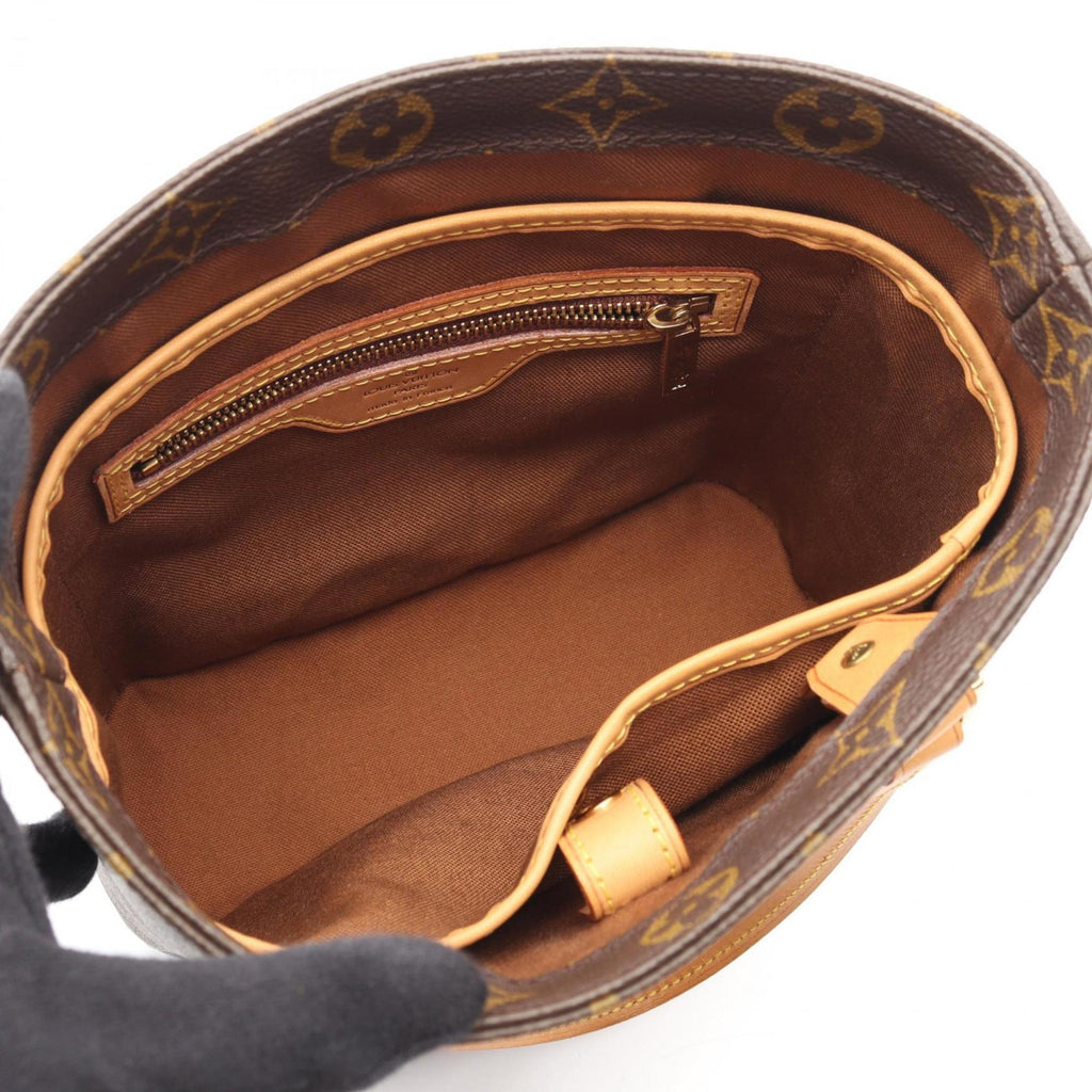 Louis Vuitton Brown Coated Canvas Leather Handbag (Pre-Owned)