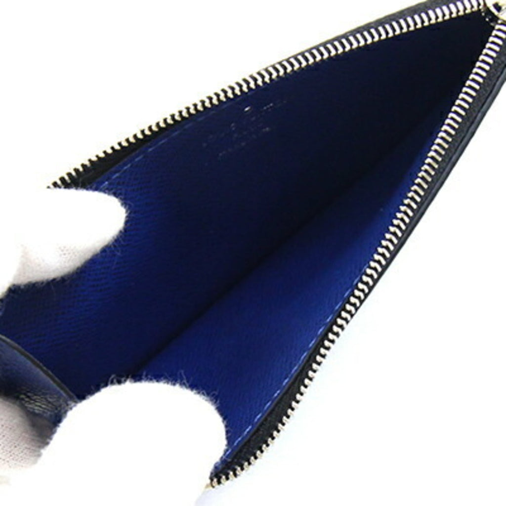 Louis Vuitton Cobalt Monogram Coated Canvas Taigarama Leather Coin Purse/Coin Case (Pre-Owned)