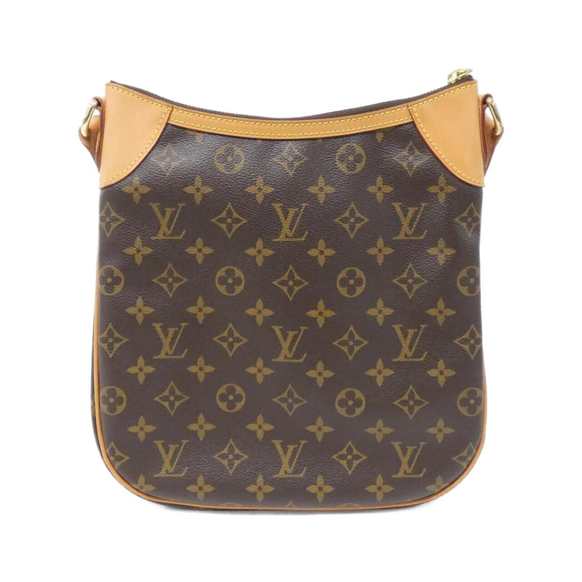 Louis Vuitton Marron Coated Canvas Shoulder Bag (Pre-Owned)