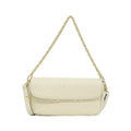 Louis Vuitton Cream Leather Shoulder Bag (Pre-Owned)