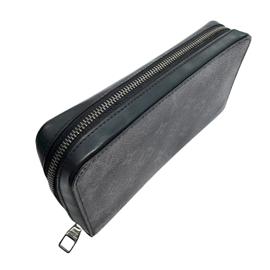 Louis Vuitton Black Gray Monogram Eclipse Monogram Eclipse Long Wallet (Bi-Fold) (Pre-Owned)