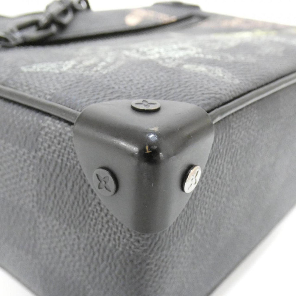 Louis Vuitton Graphite Coated Canvas Shoulder Bag (Pre-Owned)