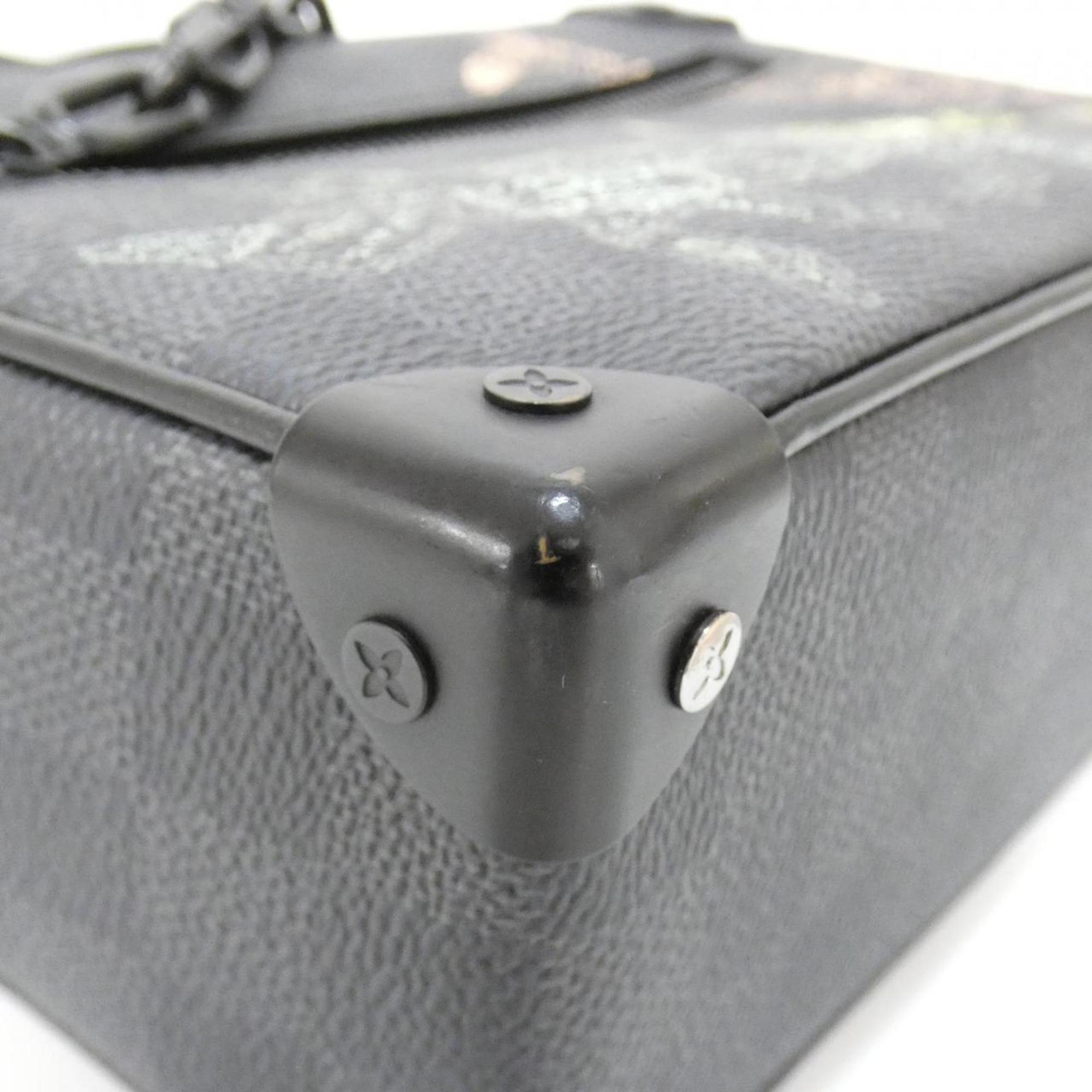 Louis Vuitton Graphite Coated Canvas Shoulder Bag (Pre-Owned)