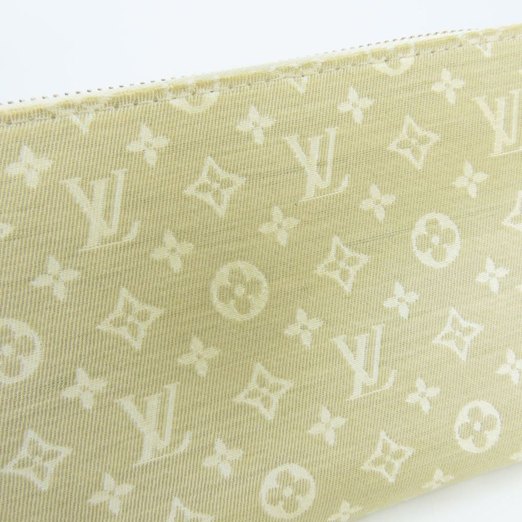 Louis Vuitton Monogram Mini Lin Beige Dune Monogram Mini Lin Long Wallet (Bi-Fold) (Pre-Owned)