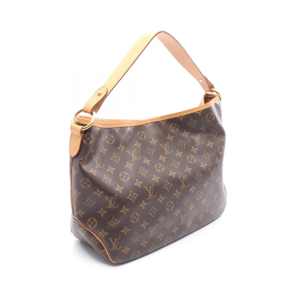 Louis Vuitton Brown Monogram Coated Canvas Leather Shoulder Bag (Pre-Owned)