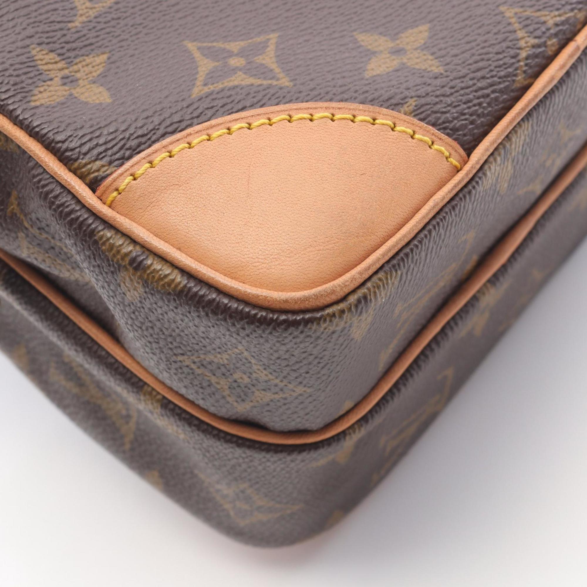 Louis Vuitton Brown Coated Canvas Pvc Leather Shoulder Bag (Pre-Owned)