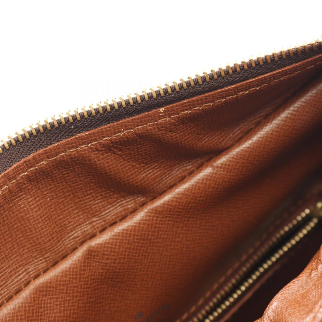 Louis Vuitton Brown Coated Canvas Leather Shoulder Bag (Pre-Owned)