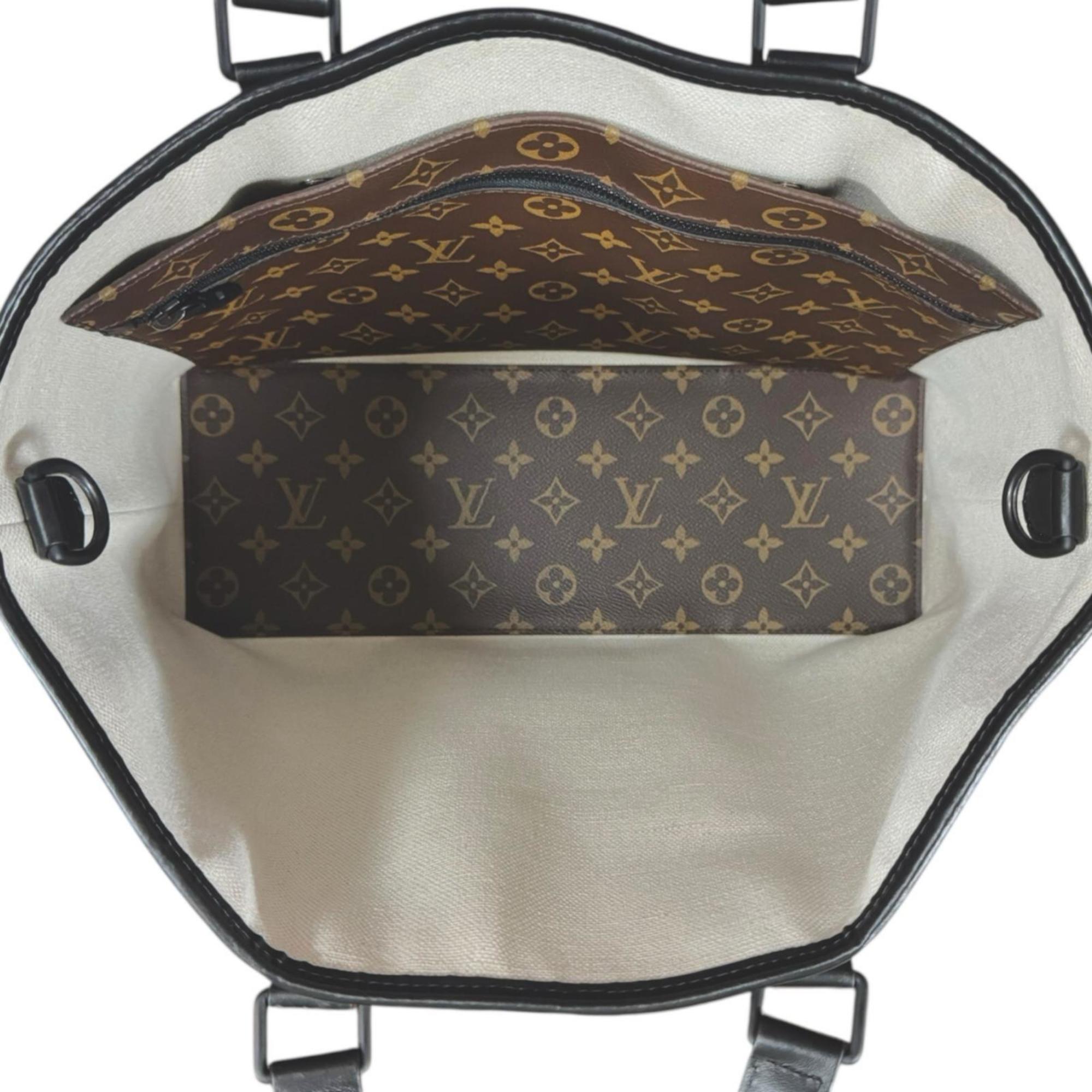 Louis Vuitton Monogram Macassar Black Brown Monogram Macassar Shoulder Bag (Pre-Owned)