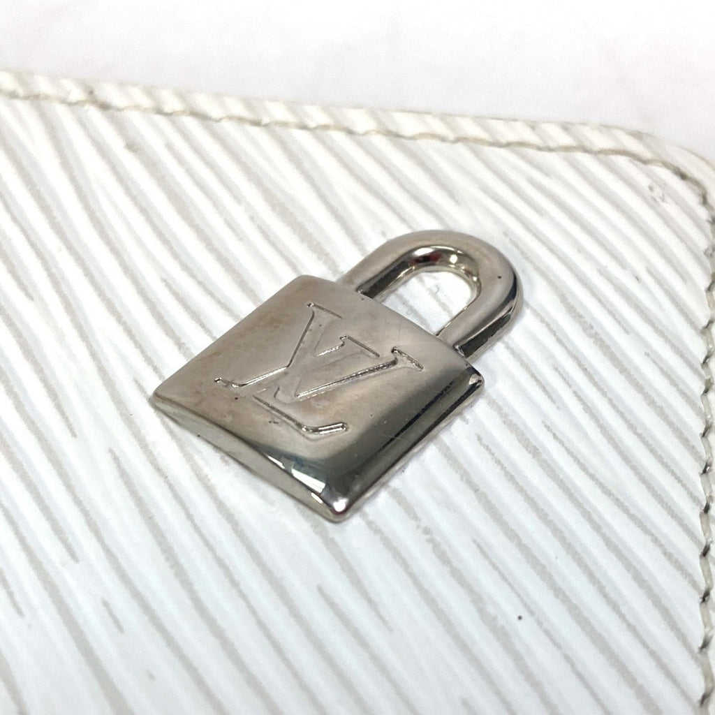 Louis Vuitton Epi Blanc White Epi Leather Coin Purse/Coin Case (Pre-Owned)