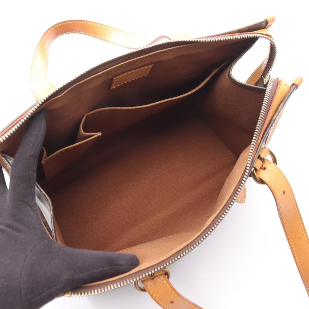 Louis Vuitton Brown Coated Canvas Pvc Monogram Leather Tote Bag (Pre-Owned)