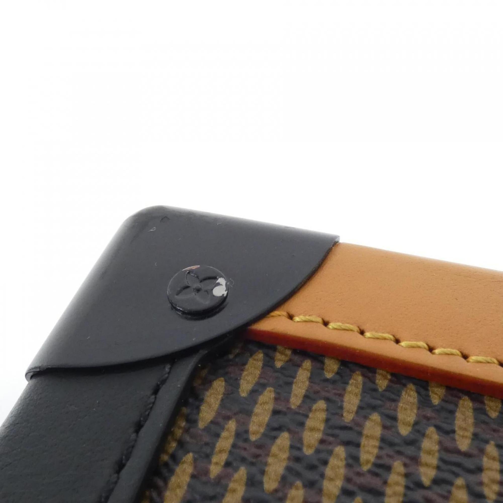Louis Vuitton Brown Coated Canvas Shoulder Bag (Pre-Owned)