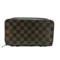 Louis Vuitton Brown Leather Long Wallet (Bi-Fold) (Pre-Owned)