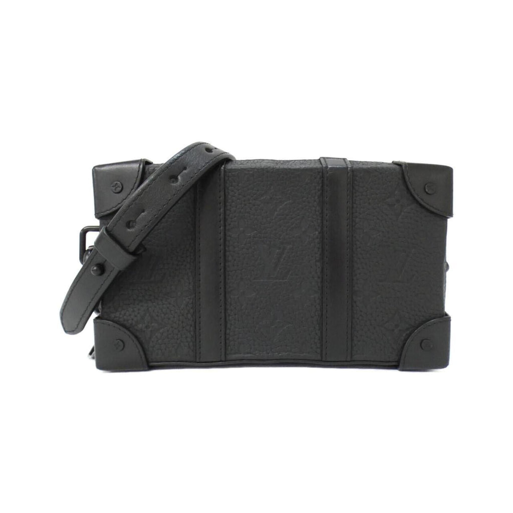 Louis Vuitton Black Leather Shoulder Bag (Pre-Owned)