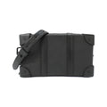 Louis Vuitton Black Leather Shoulder Bag (Pre-Owned)