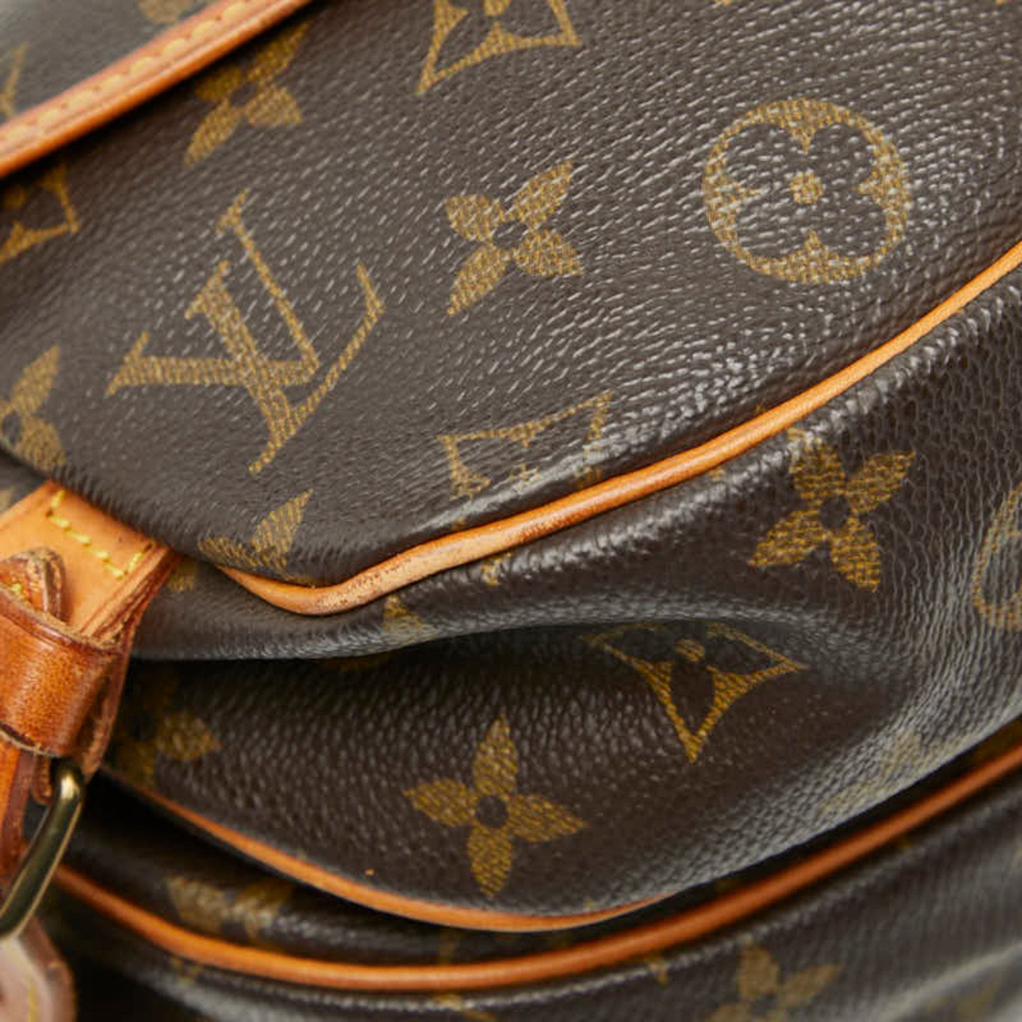 Louis Vuitton Brown Pvc Leather Shoulder Bag (Pre-Owned)