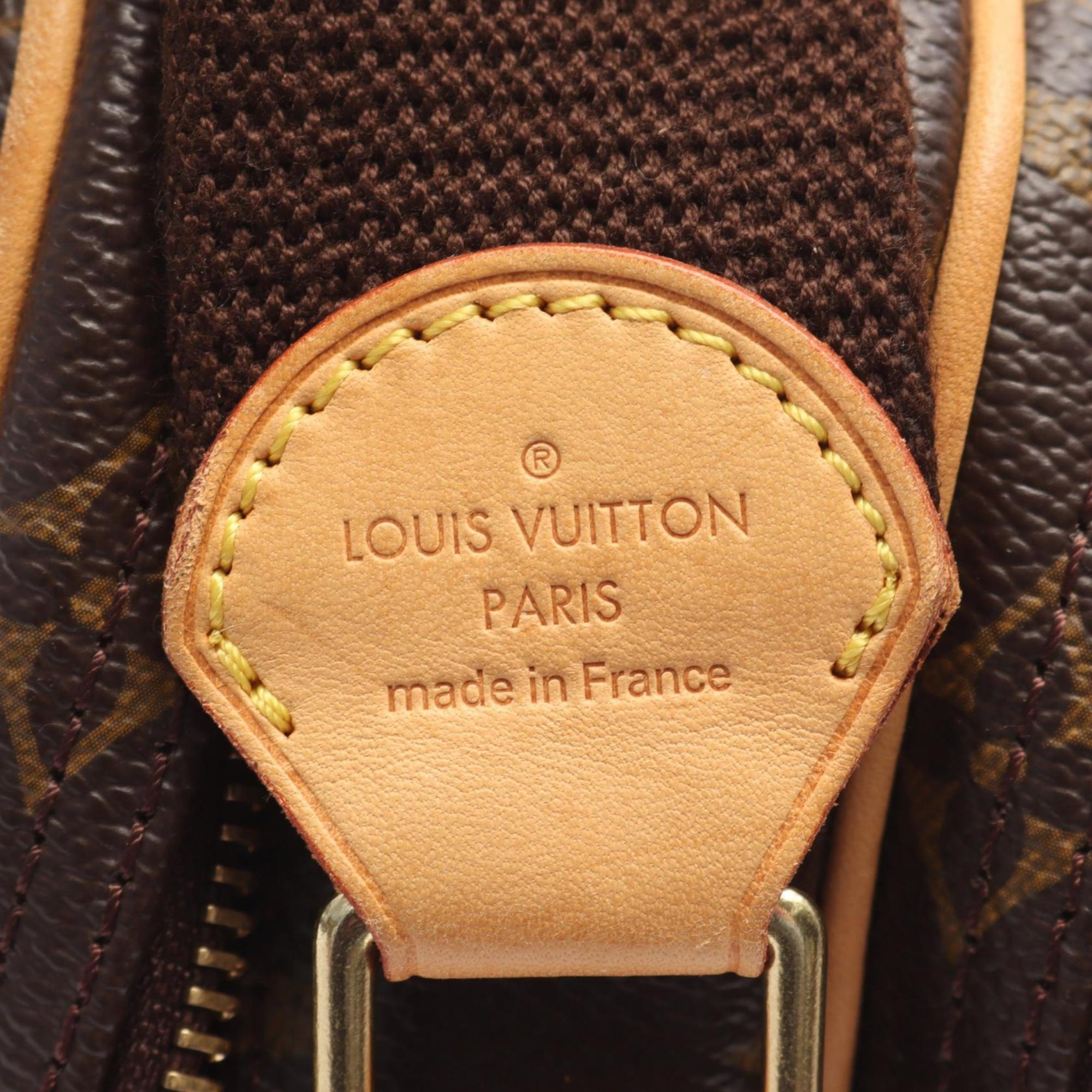 Louis Vuitton Brown Monogram Coated Canvas Shoulder Bag (Pre-Owned)