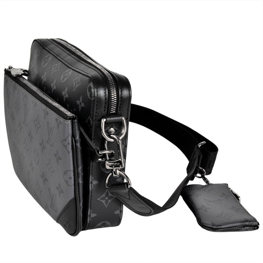 Louis Vuitton Black Monogram Eclipse Shoulder Bag (Pre-Owned)