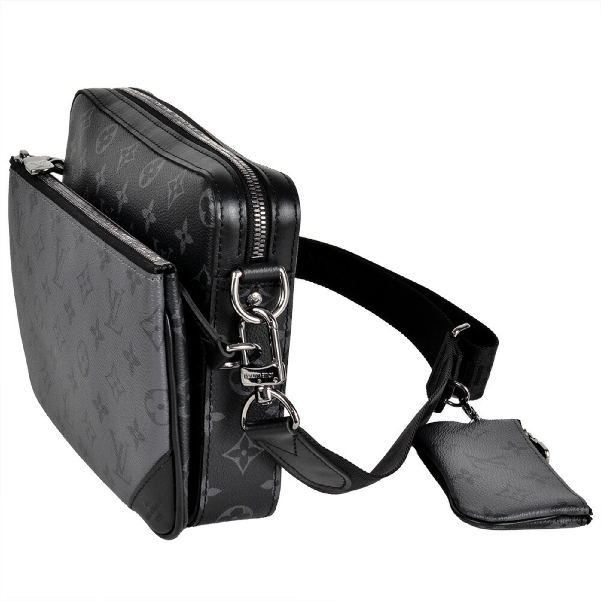 Louis Vuitton Black Monogram Eclipse Shoulder Bag (Pre-Owned)