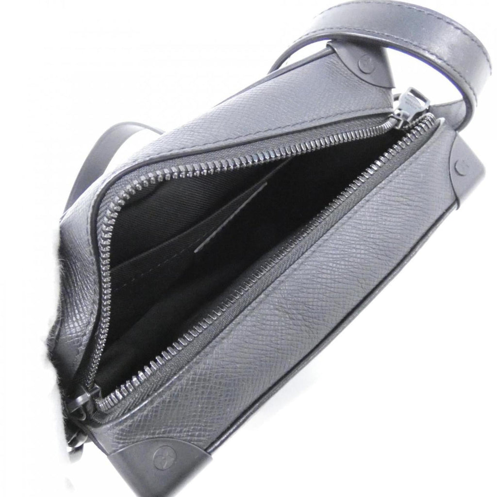 Louis Vuitton Black Leather Shoulder Bag (Pre-Owned)