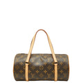 Louis Vuitton Monogram Brown Pvc Leather Handbag (Pre-Owned)