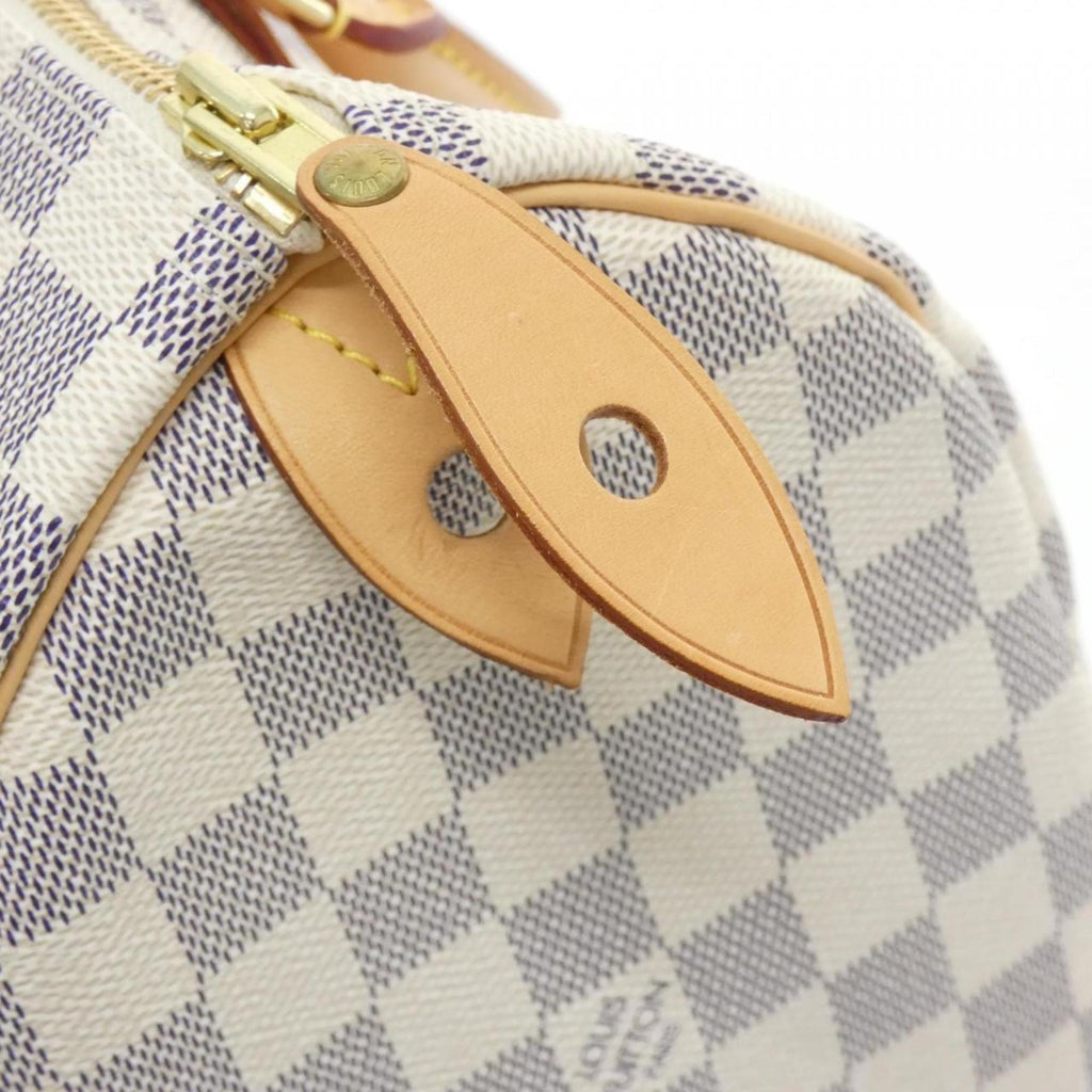 Louis Vuitton Azur Coated Canvas Boston Bag (Pre-Owned)